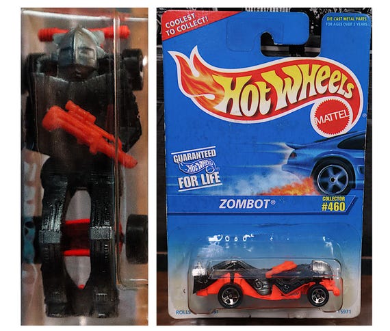 Hot Wheels - ZOMBOT Rock'em Sock'em Robots Car Collection - Etsy