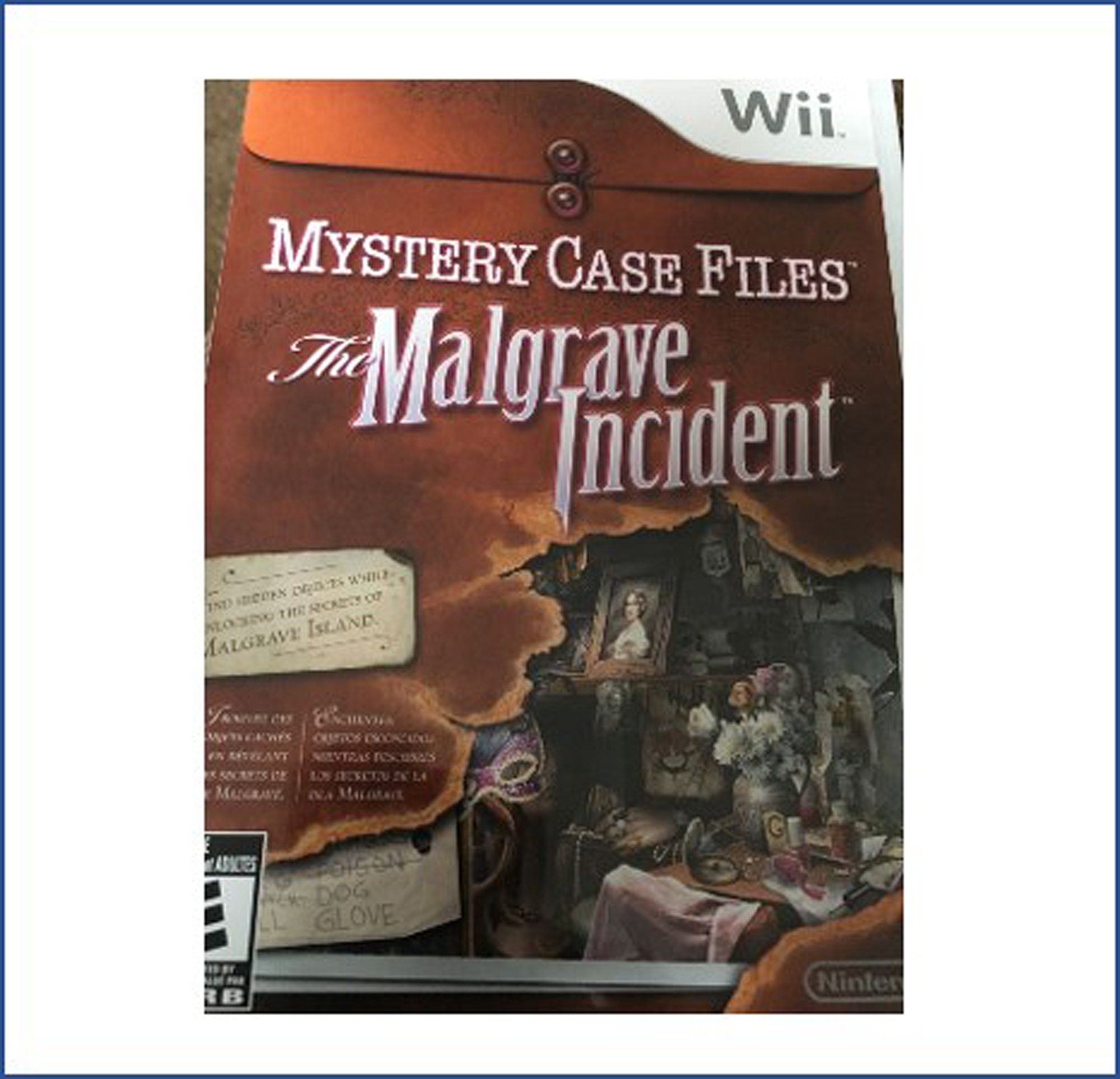 Wii Mystery Case Files The Malgrave Incident/Sega Video Etsy