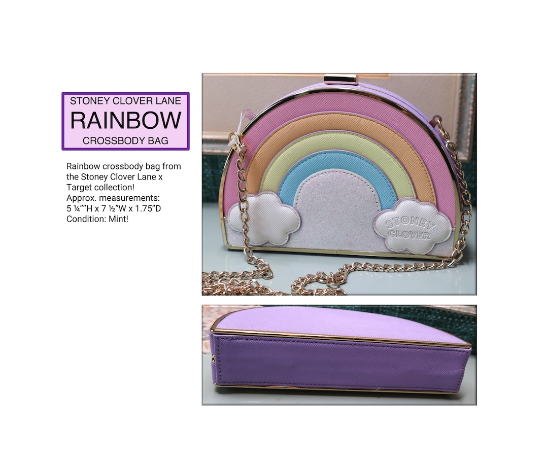 Stoney Clover Lane X Target Rainbow Crossbody Handbag 