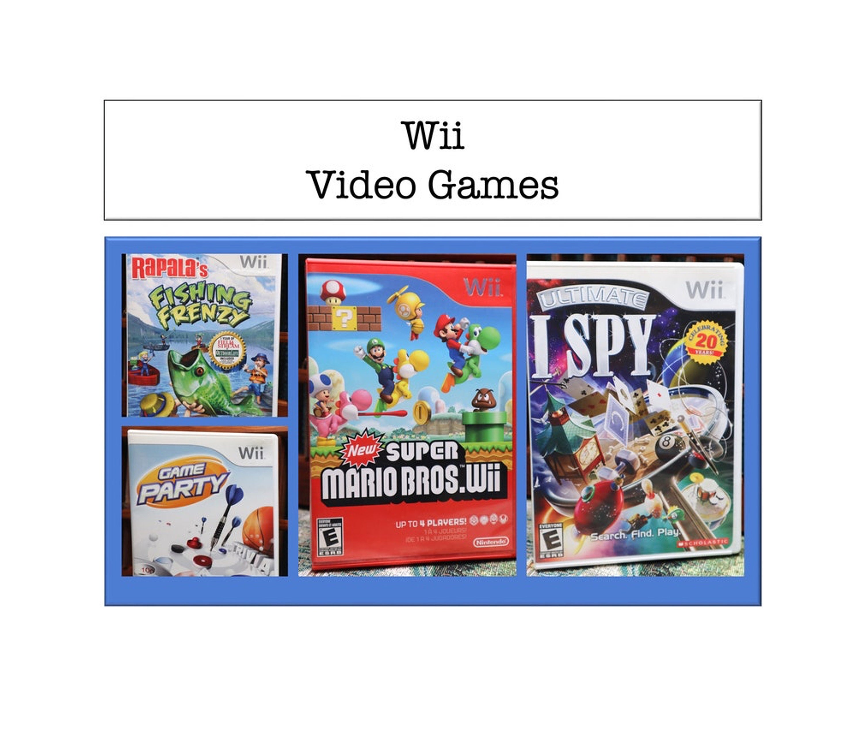 Wii Mario GAMES BUNDLE - NINTENDO Wii - FAST DISPATCH - OLYMPICS KART BROS  - PAL