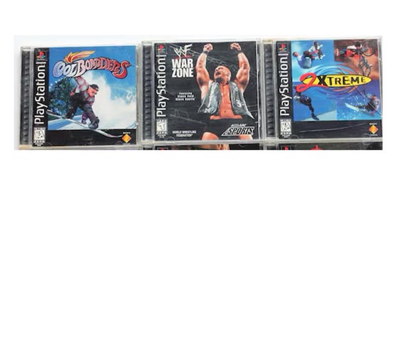 Playstation Games/vintage Video Games/black Label/authentic