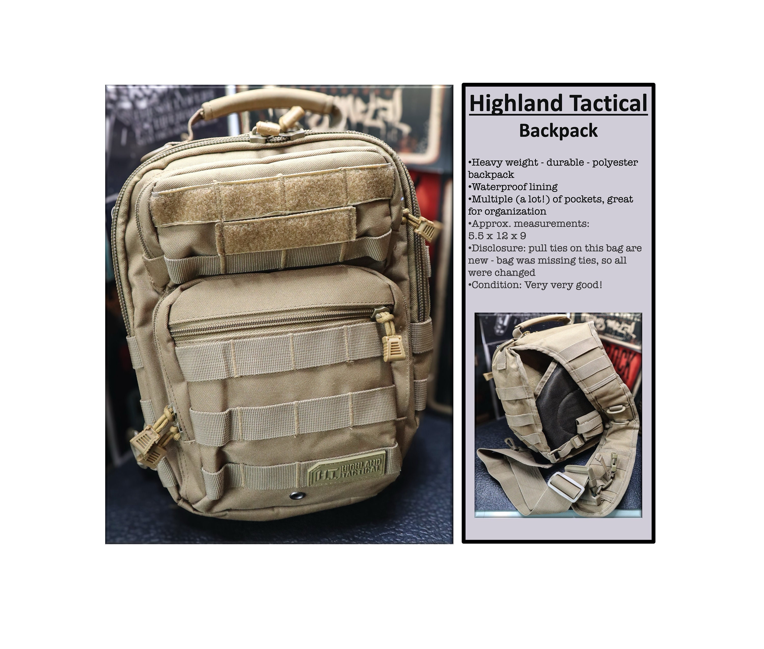 Highland tactical backpack sales review
