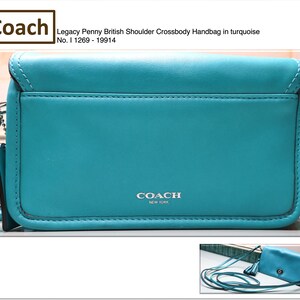 Coach Yellow Leather Legacy Penny Shoulder Bag Coach