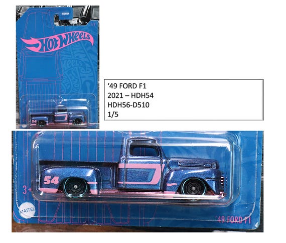 Hot Wheels Pearl & Chrome 54th Anniversary Set of 5 - Etsy