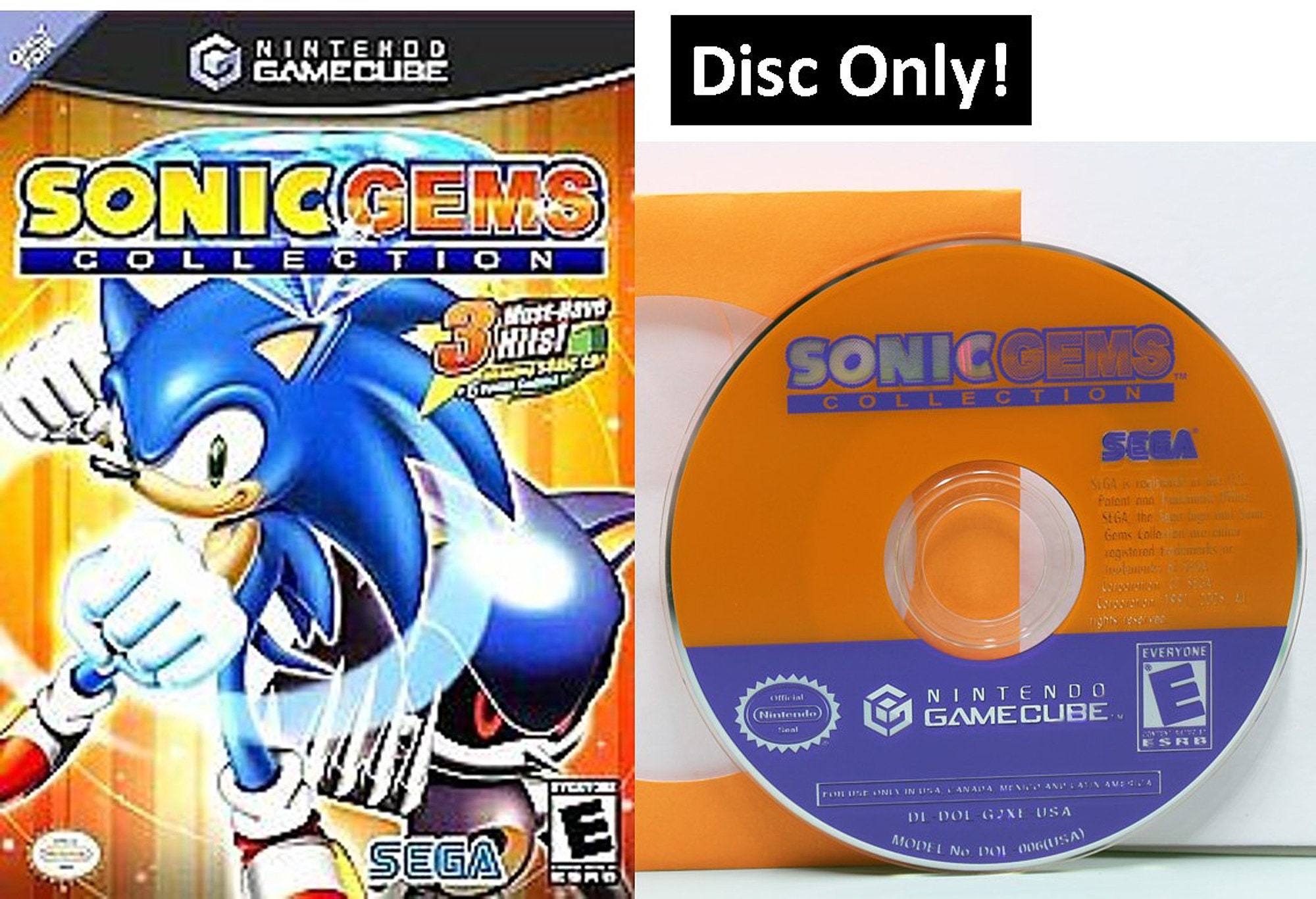 Sonic: Gems Collection - Nintendo GameCube 