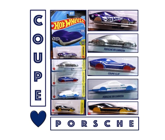 Hot Wheels Experimotors Porsche 911 Carrera or Coupe Clip - Etsy