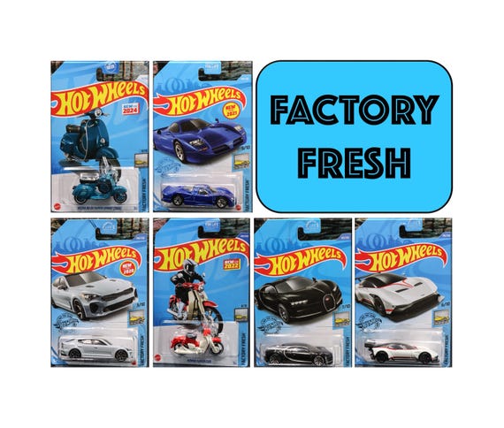 Hot Wheels Mattel - FACTORY FRESH Set of 6 - Etsy