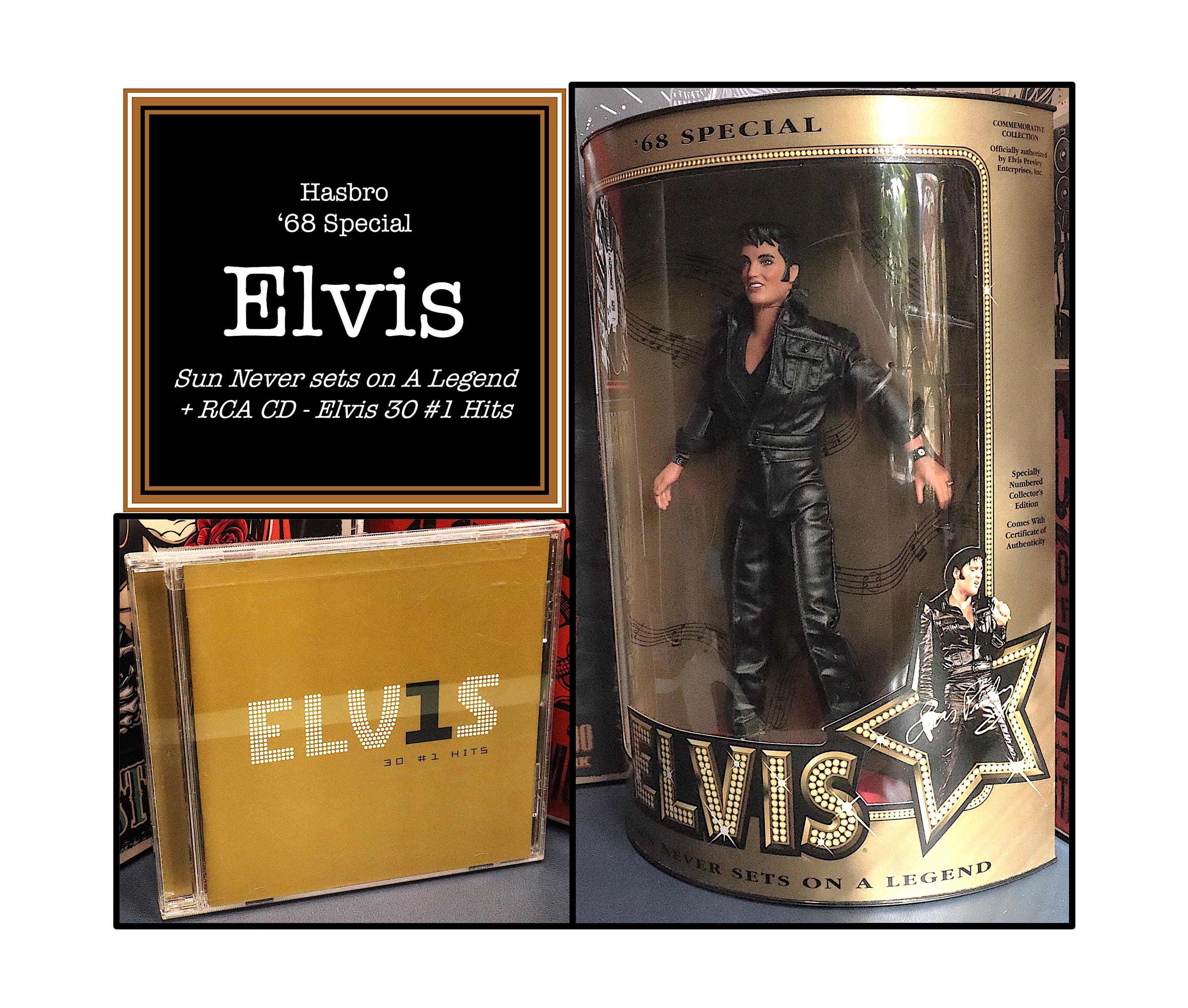 Elvis Presley Hasbro 68 Special Sun Never Sets on A Legend Doll