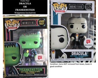 Funko Pop!/s Vinyl Collectibles: Dracula Frankenstein Chuckles Mary  Dani with Binx