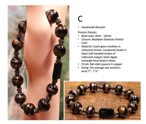 Handmade Beaded Single Bracelets - image 4