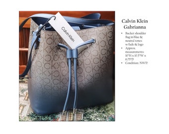 Lightly Used Calvin Klein Backpack Purse Etsy