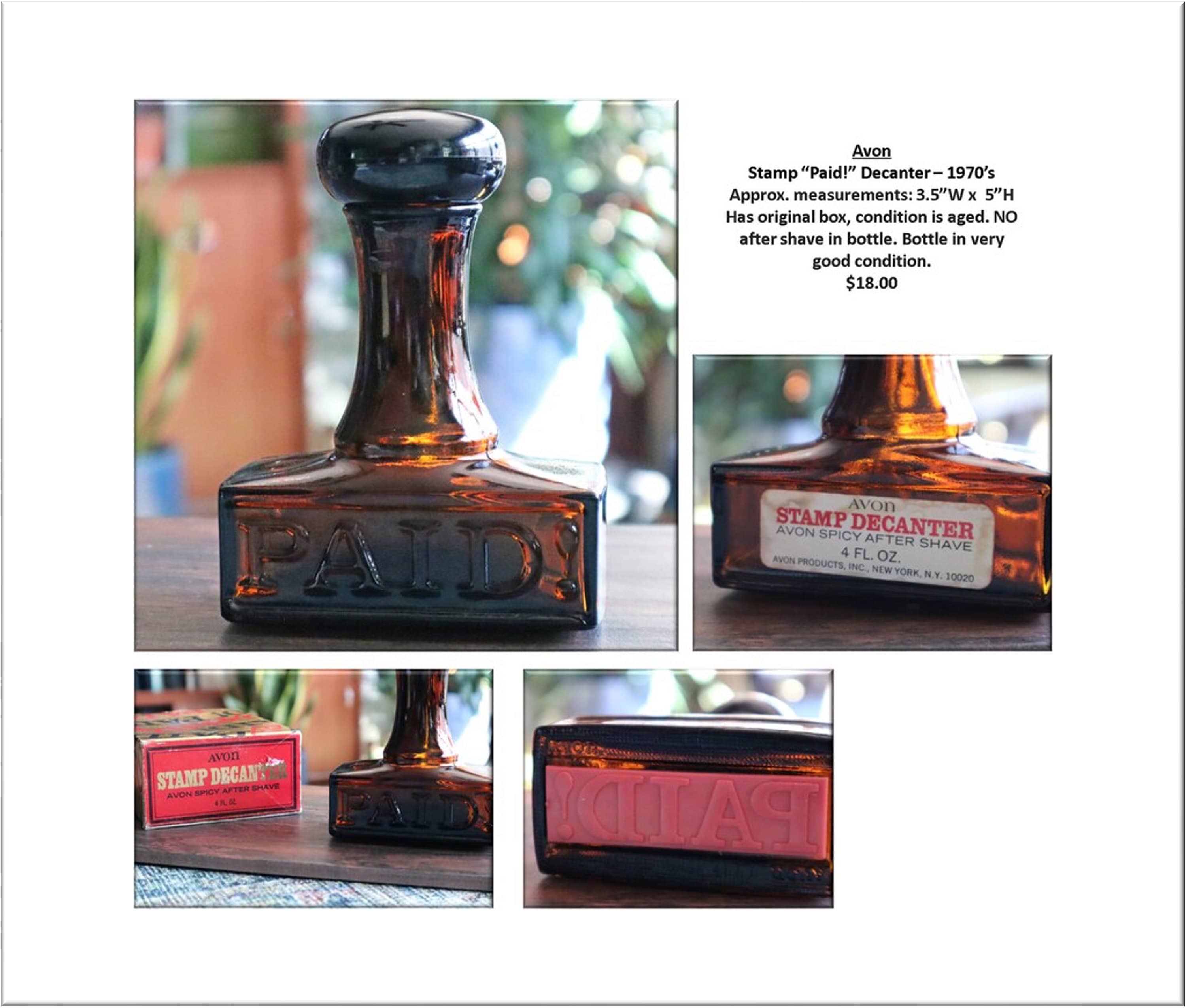 Avon Vintage Bottles/collectibles - Etsy