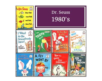 Dr. Seuss - 1980s Hardcover Books - Etsy