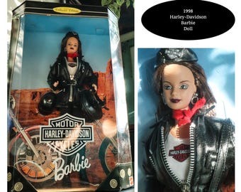 1998 Harley-davidson Barbie Doll - Etsy
