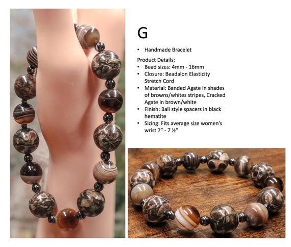 Handmade Beaded Single Bracelets - image 8