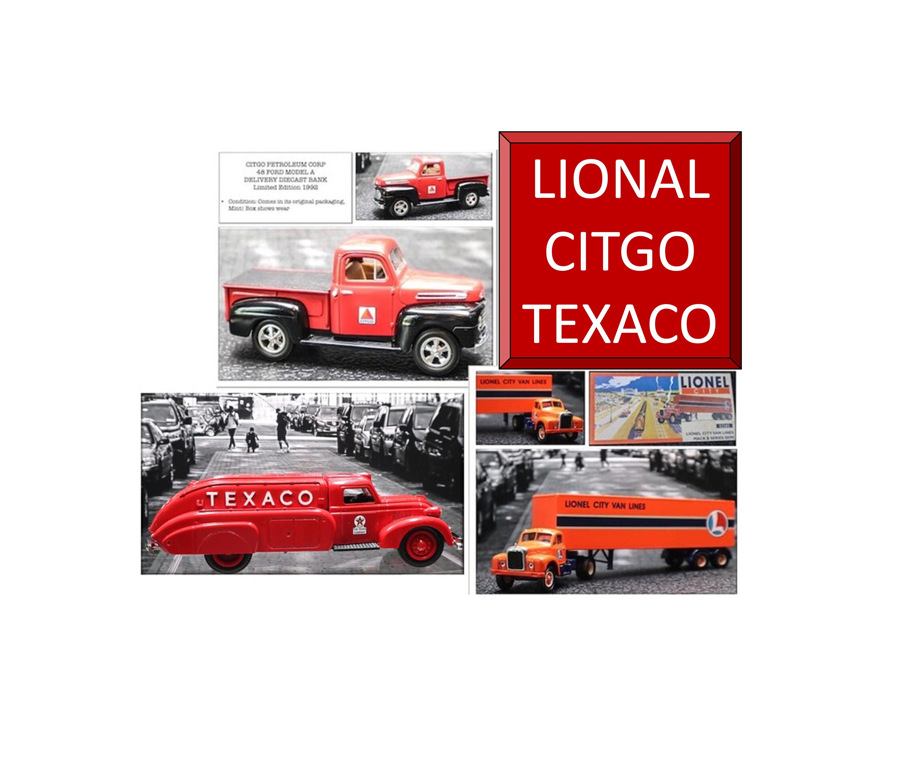 Corgi 1/50 Scale Die-cast Truck Set: Lionel, CITGO, Texaco - Etsy