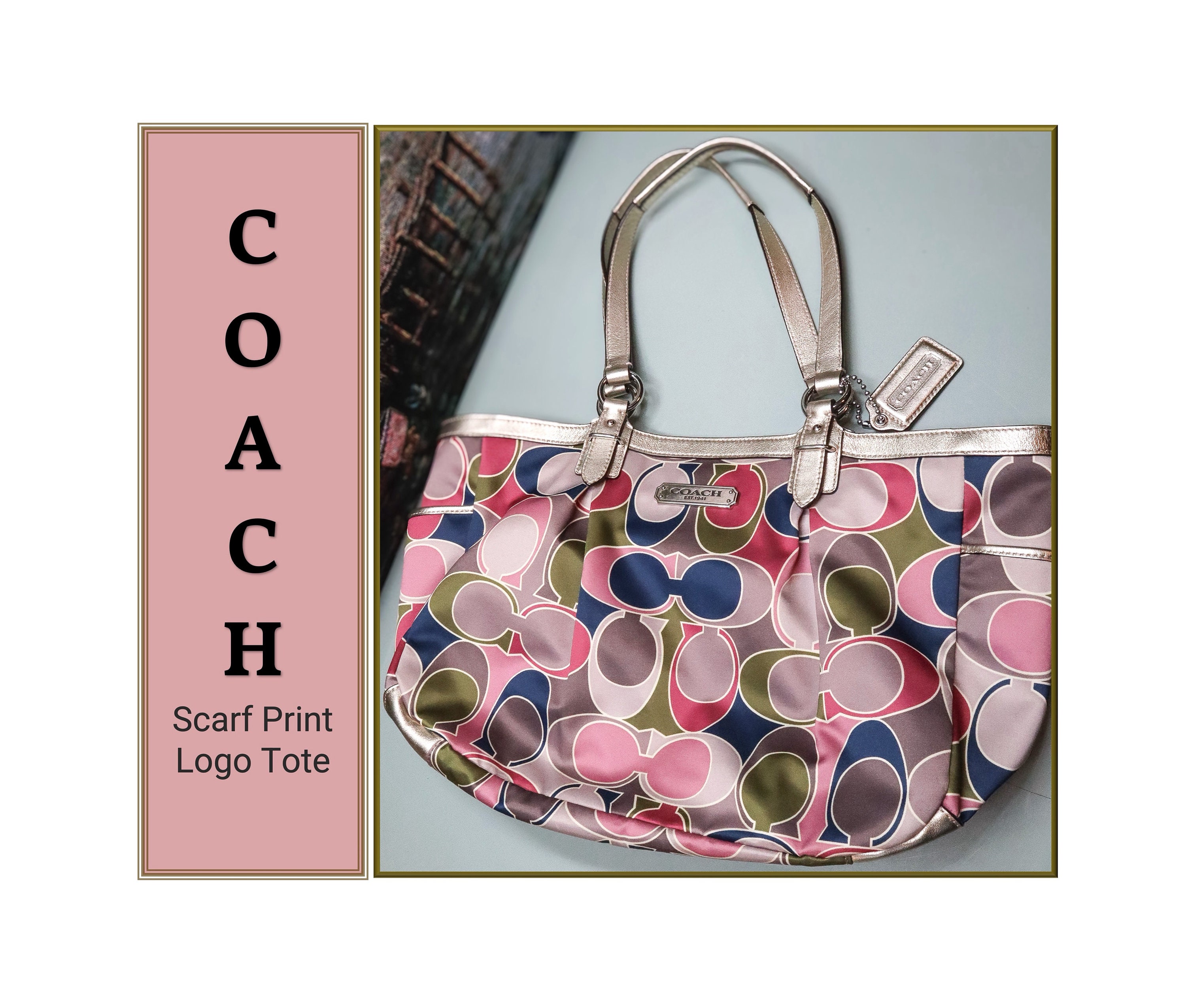 Coach purse scarf cheap