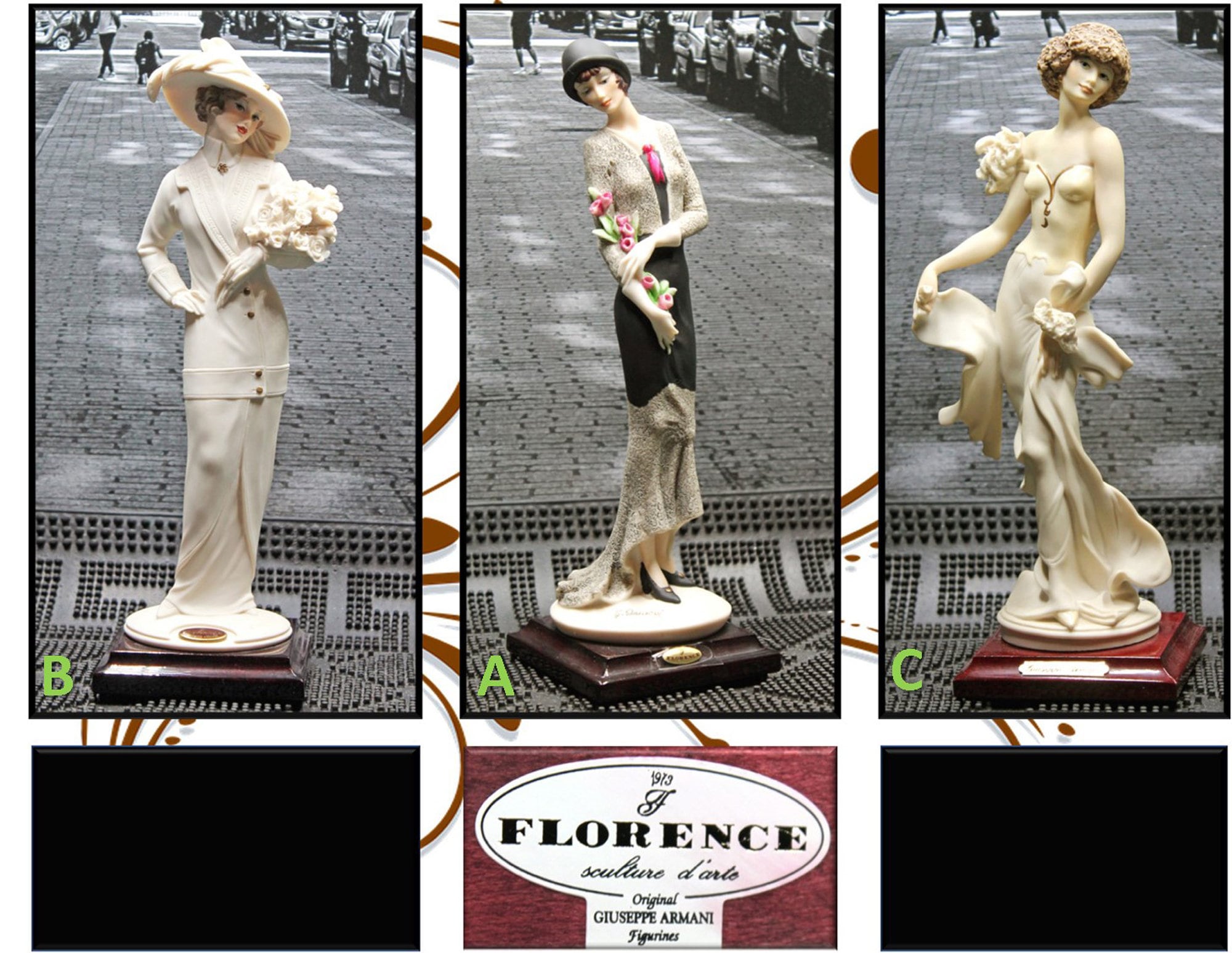 Florence Sculture D'arte Original Giuseppe Armani - Etsy Australia