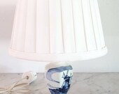 Antique Handpainted Delfts Blue Lamp