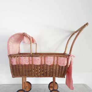 Antique French Doll Stroller Pram for Dolls
