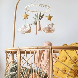 Rattan Mobile Hanger for Bassinet Pole for Bassinet