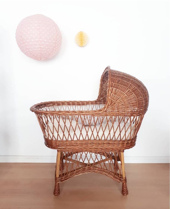 rattan cradle