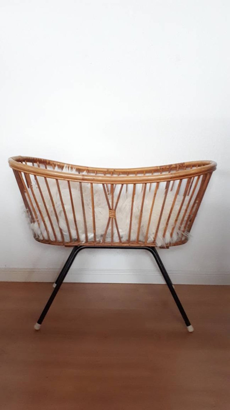 rattan crib