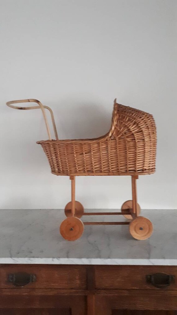 rattan stroller