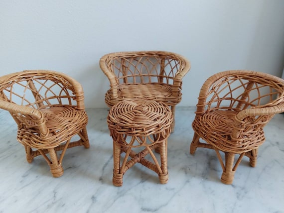 Buy Rattan Doll House Furniture Online in India Etsy