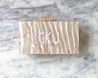 Bridal acrylic clutch Clearance