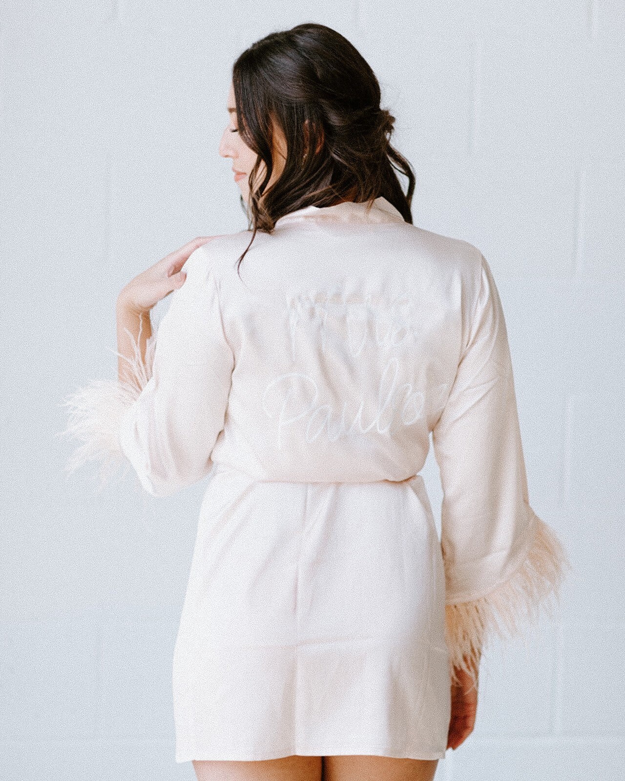 customized bride robe