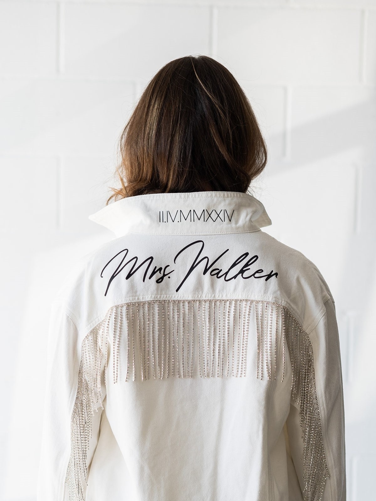 rhinestone denim jacket