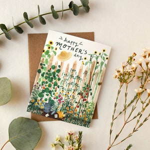 Mother's Garden Card | Watercolor Garden Mother's Day Card