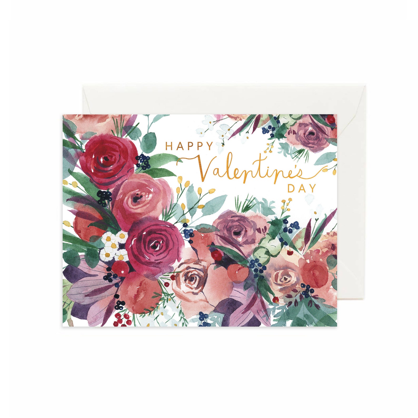 Happy Valentine's Day Classic Valentine's Day Card | Etsy