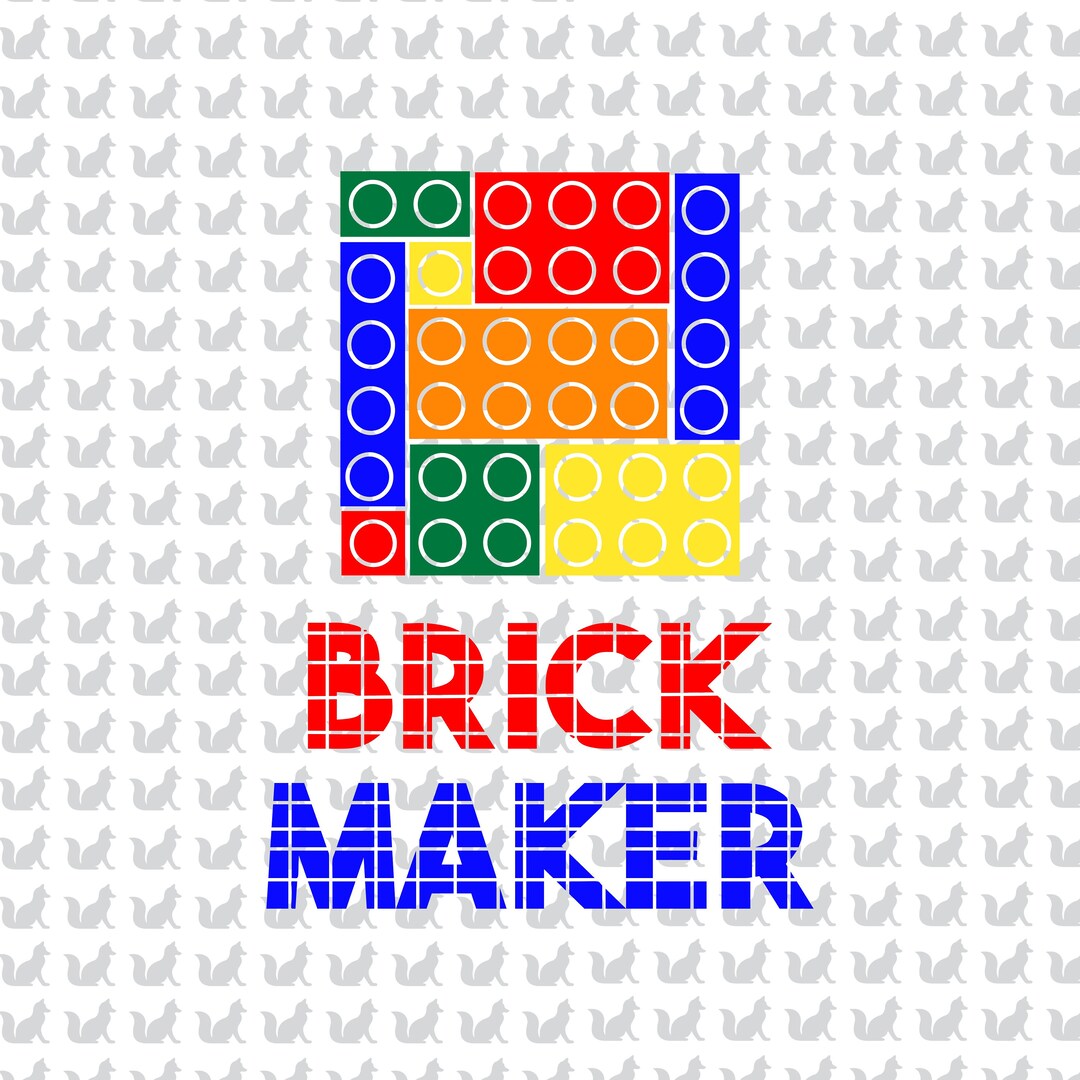 Brick Maker - Digital File Download for Print or Cut - Etsy