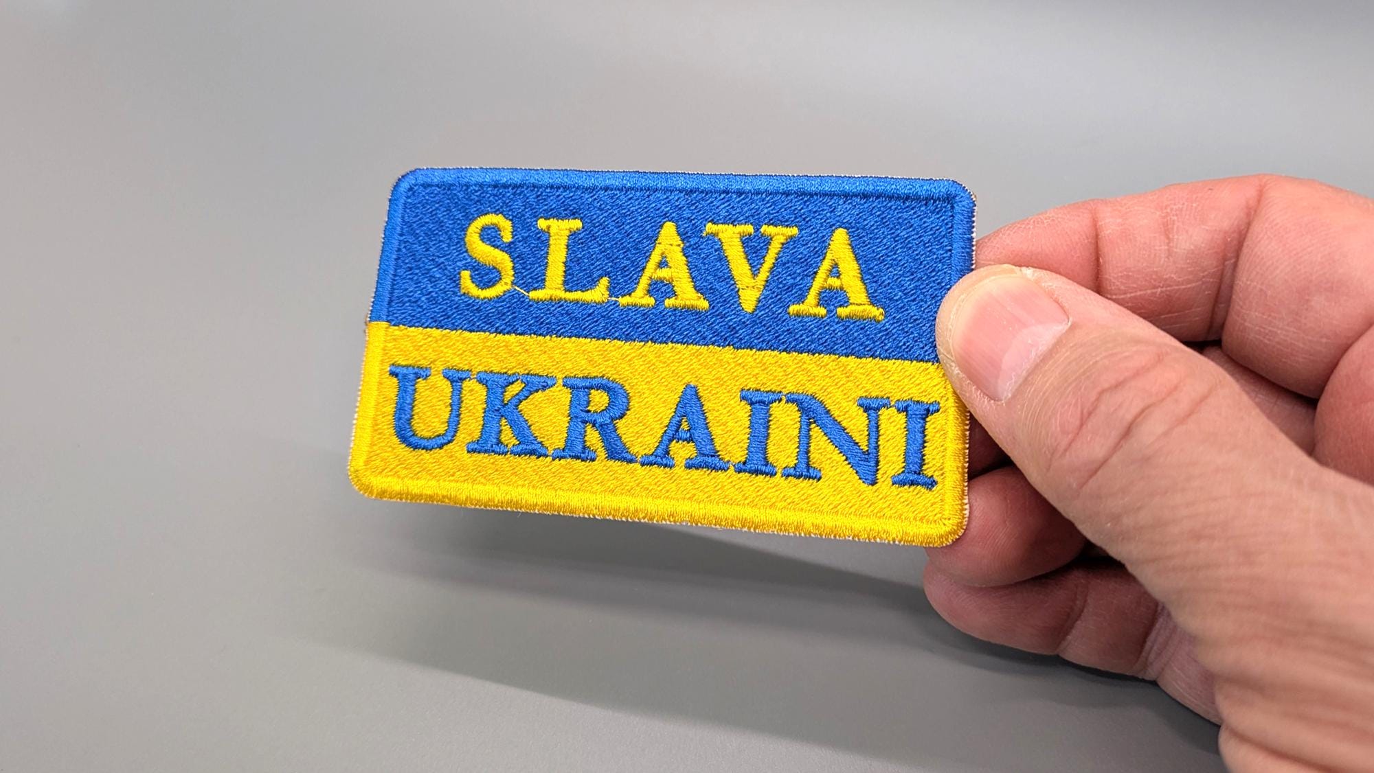 Slava Ukraini! Morale Patch 1x4 Inch - Army Tactical Snake Island Ukraine Support