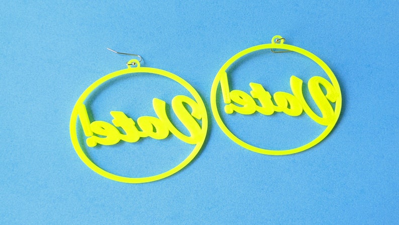 Vote Earrings, Multiple Color Options, 3D Printed Biodegradable PLA Plastic image 9