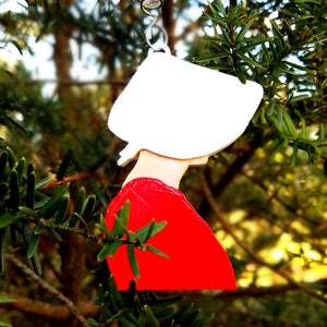 Handmaid's Tale Wings Holiday Ornament, 3D Printed Hand Painted with Clear Acrylic Gloss image 1