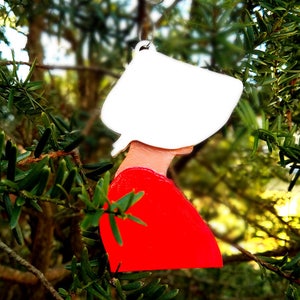 Handmaid's Tale Wings Holiday Ornament, 3D Printed Hand Painted with Clear Acrylic Gloss image 7
