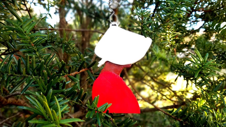 Handmaid's Tale Wings Holiday Ornament, 3D Printed Hand Painted with Clear Acrylic Gloss image 6