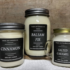 Fall Candle/Winter Candle | Soy Candle | Custom Candle | Scented Soy Candles | Wax Melts