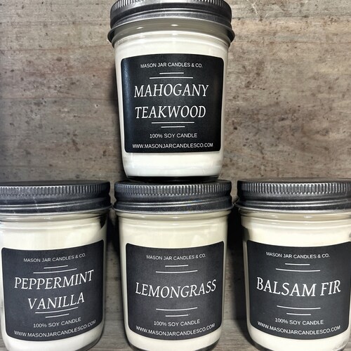 Pick 4 16 Oz 100 Soy Candles Free Shipping 54.99 Etsy