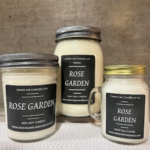 Rose Garden | Soy Candles | Valentine's Candles | Wax Melt | Summer Candle | Rose Candle