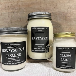 Summer Candles | Soy Candles | Mason Jar Candles | Spring Candles | Wax Melt | Scented Soy Candles