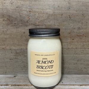 Almond Biscotti | Soy Candle | Soy Wax Candle | Fall Candle