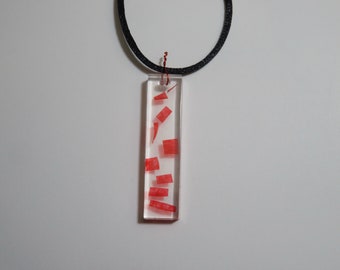 Twenty one pilots Tour de Columbus Trees Confetti Necklace
