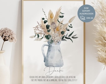Regalo de despedida para profesor/a, regalo de agradecimiento, regalo DIY para profesor/a, escuela primaria, huella de mano, despedida de la escuela primaria, idea de agradecimiento, PDF