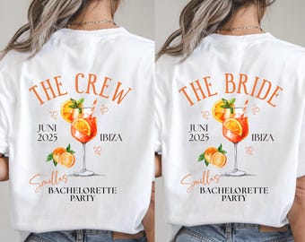 Hen Party Spritz Shirt, Personalized Hen Party Shirt, Spritz Hen Party Set, Summer Hen Party Shirt, Bachelorette Party Shirt, Spritz Shirt