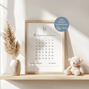 Baby aftellen, geboortekalender, zwangerschapskalender, aanstaande moeder, geboorte aftellen, regenboog boho, zwangerschap aftellen