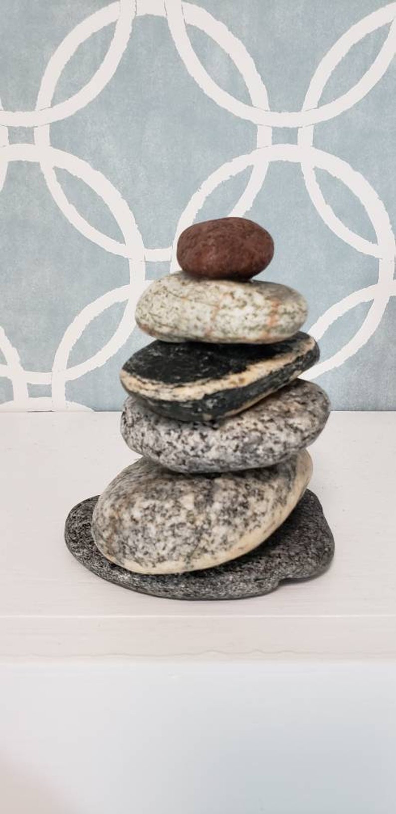 balance Zen Stone Cairn Stacked Rocks mindfulness Stacked Stones Relaxation office decor gift home decor Michigan stones Cairn